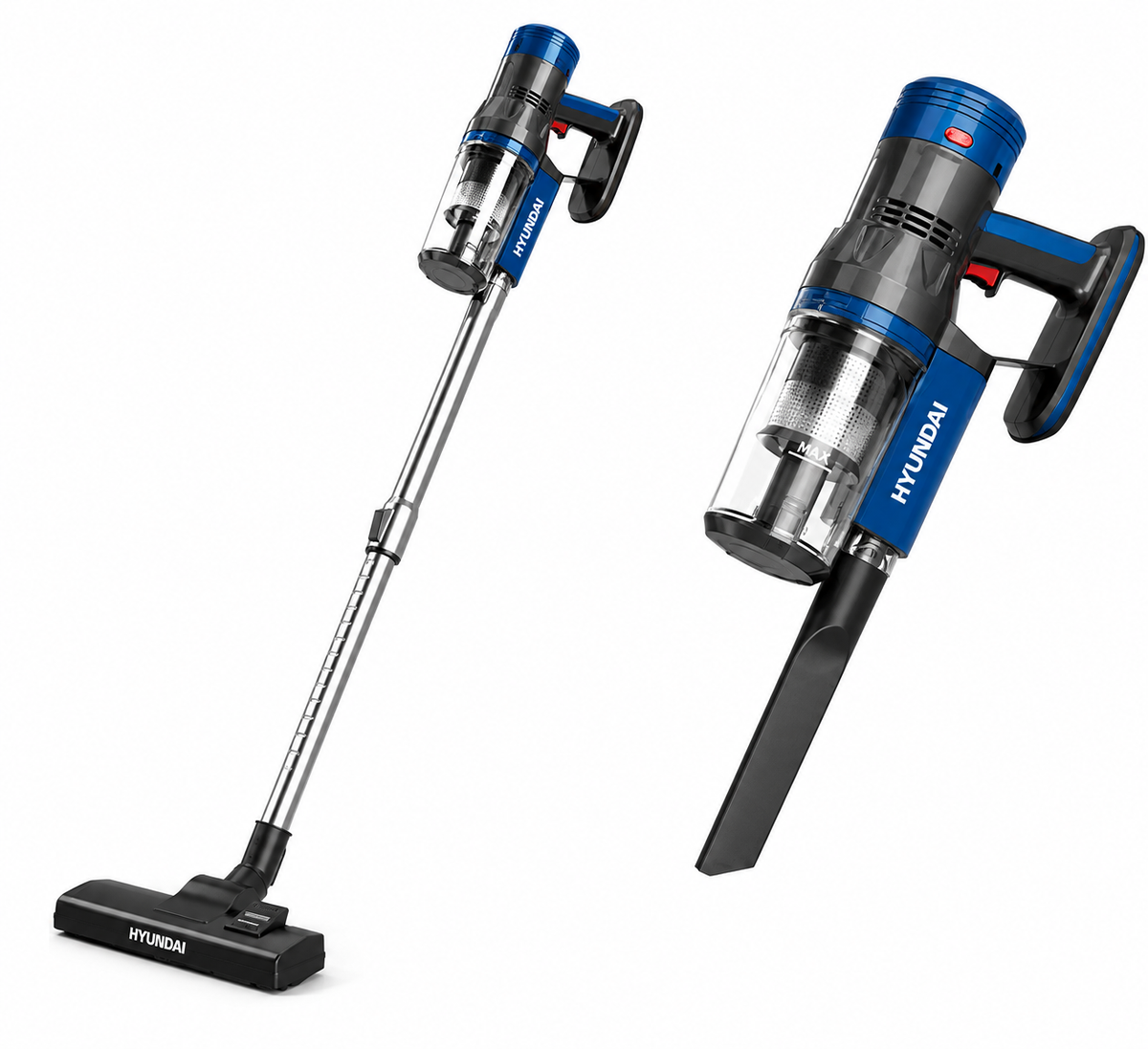 HYUNDAI Ασύρματη Σκούπα Stick & Χειρός – 2 σε 1