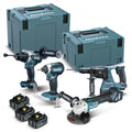 MAKITA – ΣΕΤ ΠΙΣΤΟΛΈΤΟ DHR243+ ΚΡΟΥΣΤΙΚΌ ΔΡΑΠΑΝΟΚΑΤΣΆΒΙΔΟ DHP486+ ΠΑΛΜΙΚΌ DTD153+ ΤΡΟΧΌΣ DGA513 + 3 ΜΠΑΤΑΡΊΕΣ + 1 ΤΑΧΥΦΟΡΤΙΣΤΉΣ + ΚΡΟΥΣΤΙΚΟ ΠΙΣΤΟΛΕΤΟ